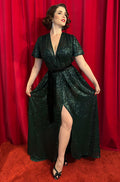 Pre Order Emerald Sequin Claudia Gown