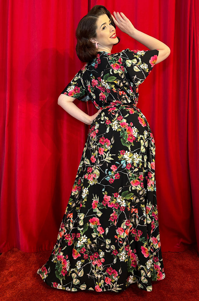 Tropical Bloom Claudia Maxi Dress