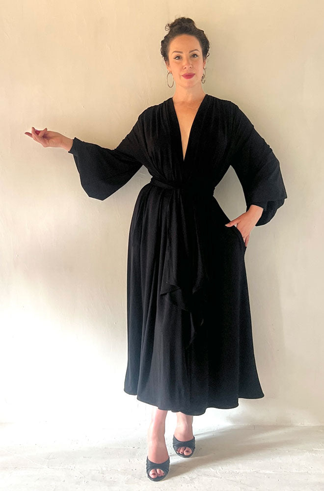 Black Bamboo Claudia Midaxi Dress