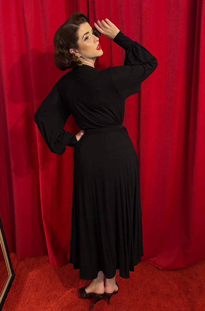 Black Bamboo Claudia Midaxi Dress