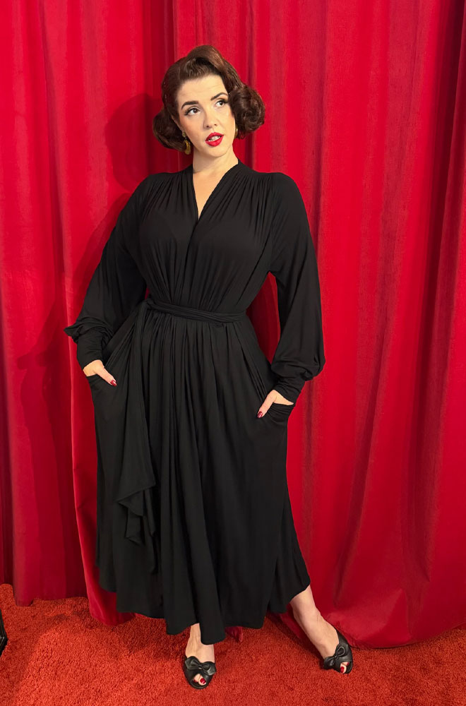 Black Bamboo Claudia Midaxi Dress