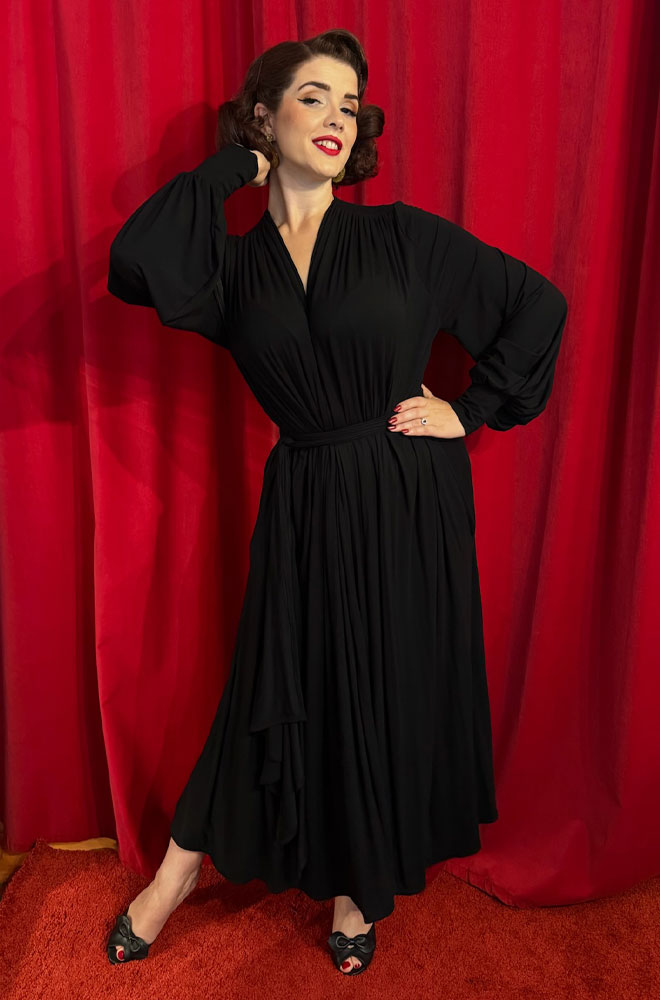 Black Bamboo Claudia Midaxi Dress