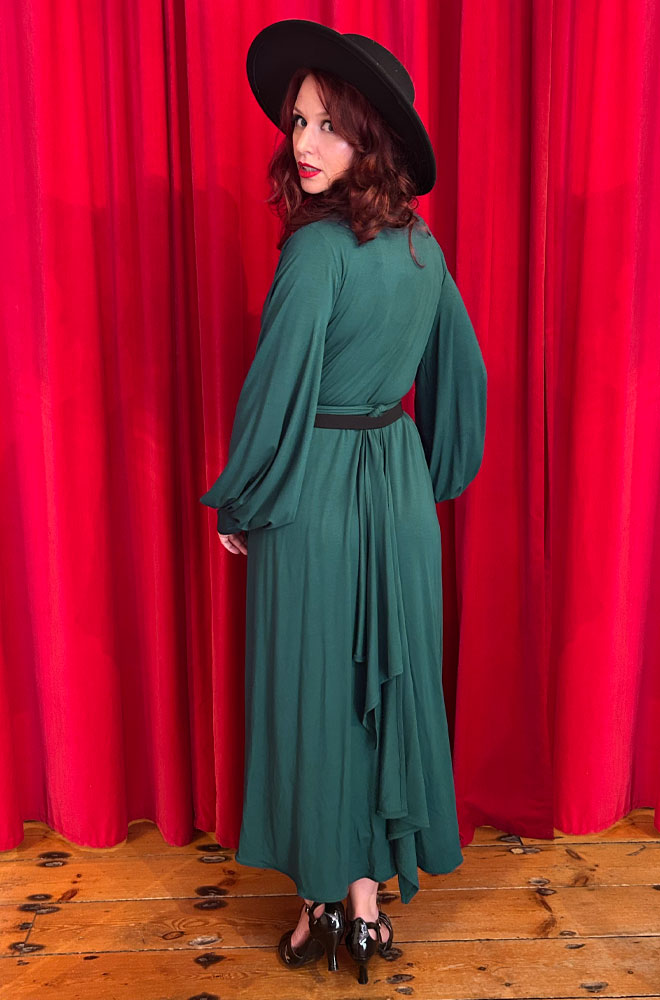 Green Bamboo Claudia Midaxi Dress
