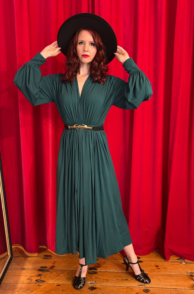 Green Bamboo Claudia Midaxi Dress