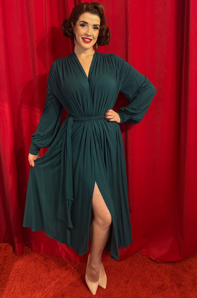 Green Bamboo Claudia Midaxi Dress