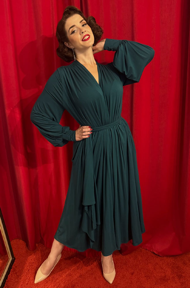 Green Bamboo Claudia Midaxi Dress