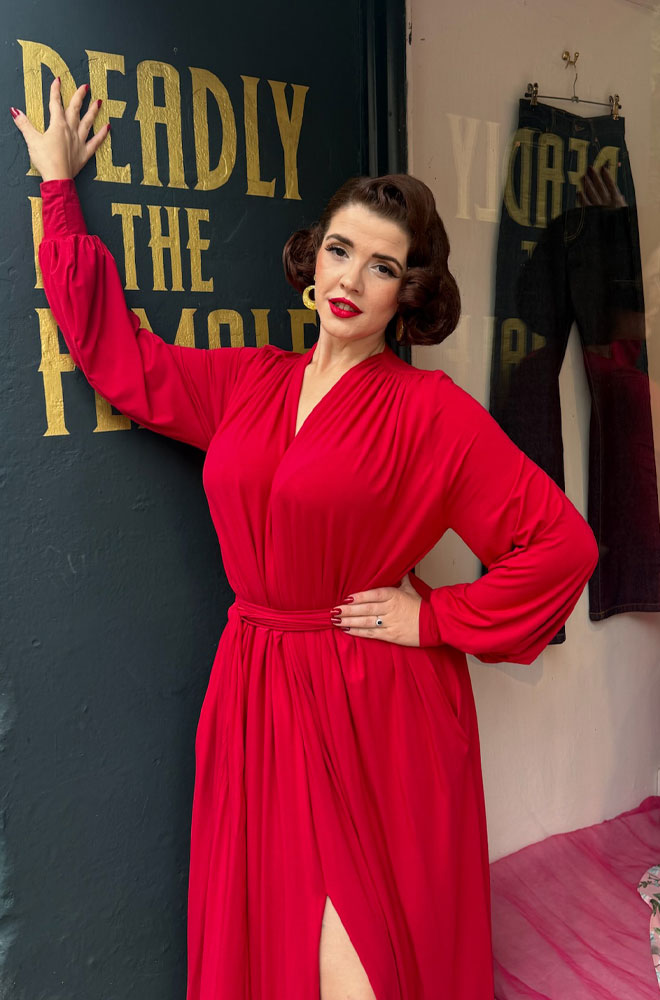 Red Bamboo Claudia Midaxi Dress