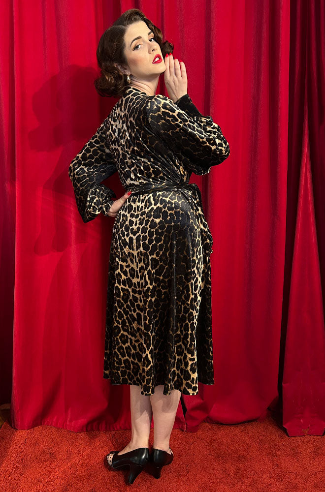 Pre Order Velvet Leopard Claudia Dress