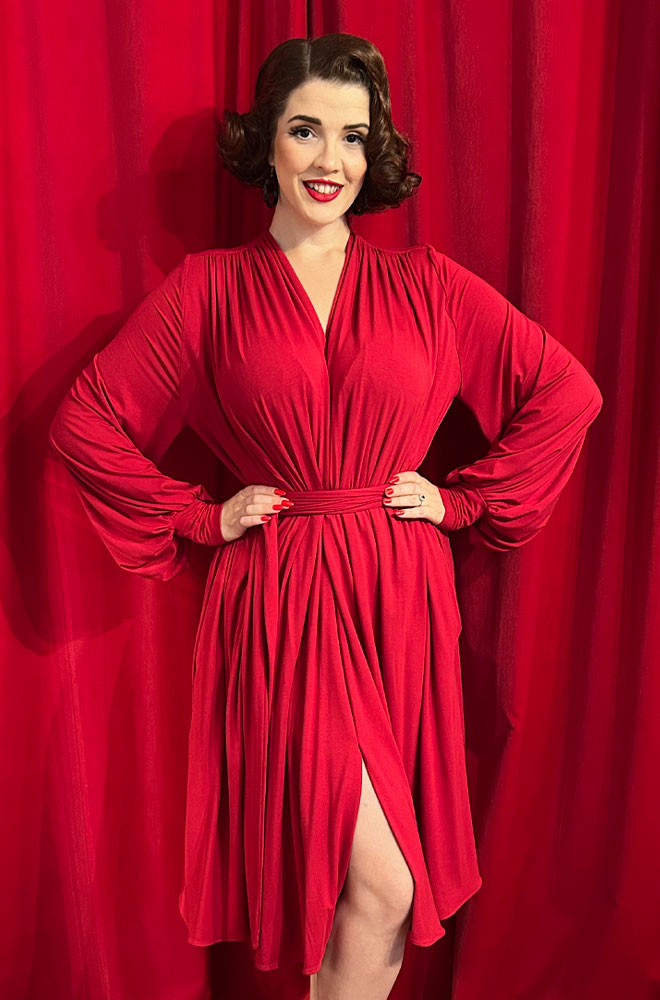 Red Bamboo Claudia Dress