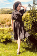 Dotty Flutter Sleeve Claudia Dress