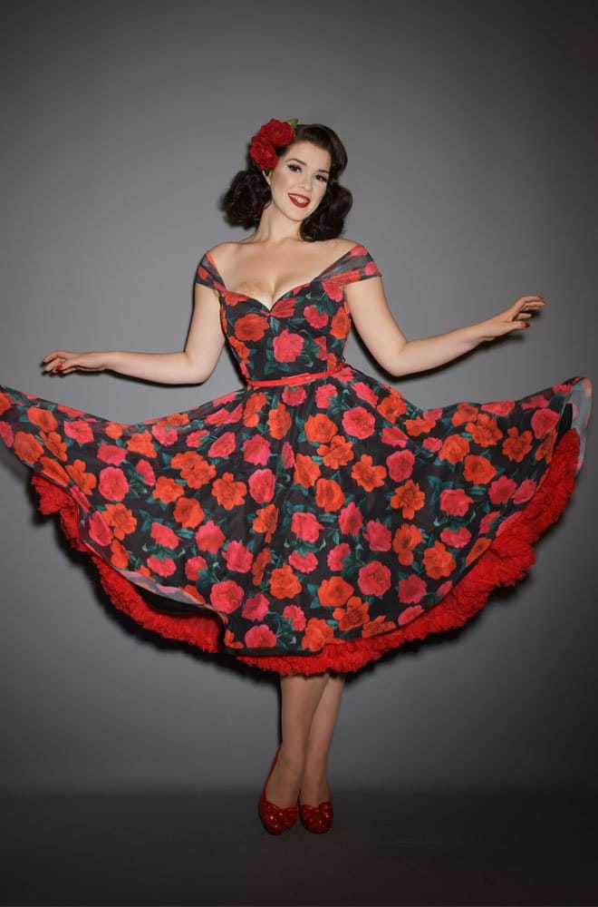 Rosa Scarlett Dress by Alexandra King for Deadly is the Female