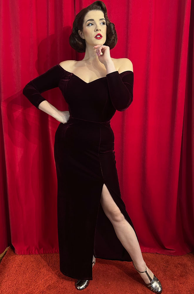 Amalia Velvet Gown
