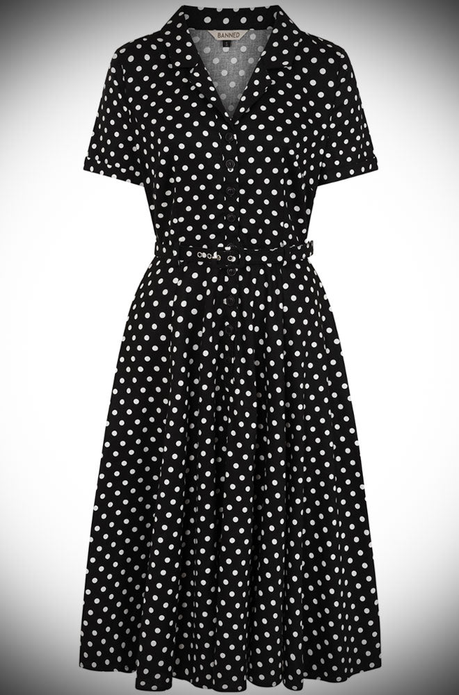 Bella Polka Dot Shirt Dress