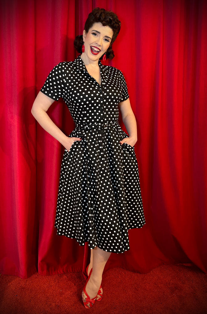 Bella Polka Dot Shirt Dress