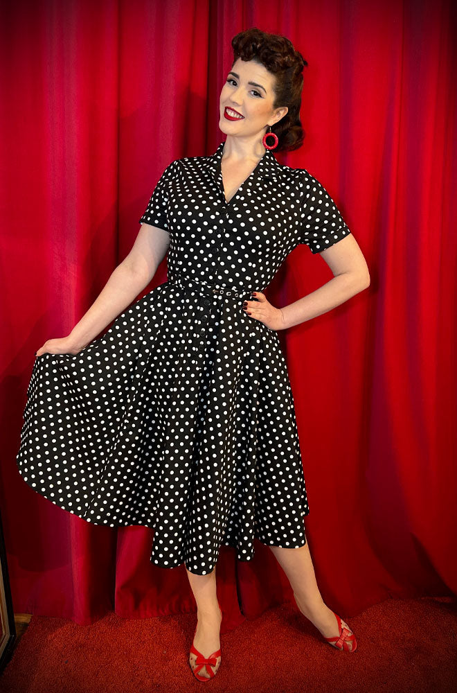 Bella Polka Dot Shirt Dress