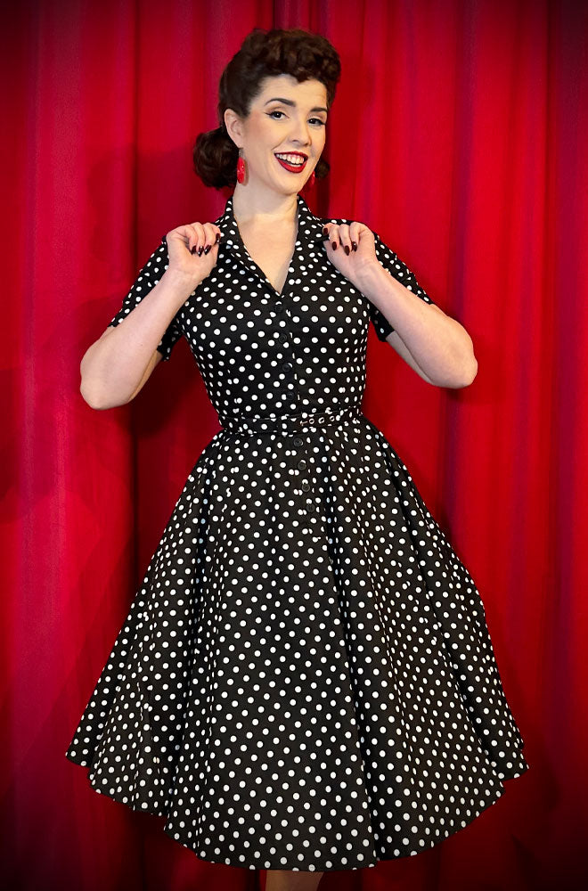 Bella Polka Dot Shirt Dress
