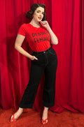 Black Wide Leg Monroe Jeans