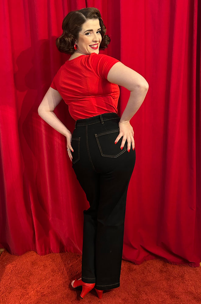 Black Wide Leg Monroe Jeans