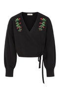 Floral Wrap Cardigan