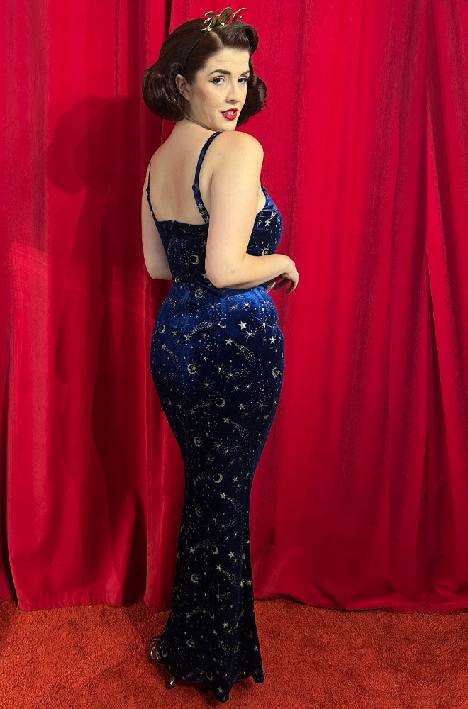 Gloria Velvet Gown and Cape