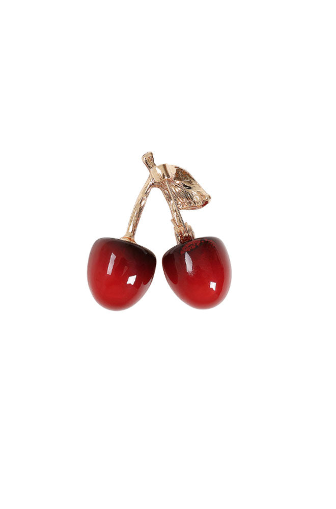 Red Cherry Brooch