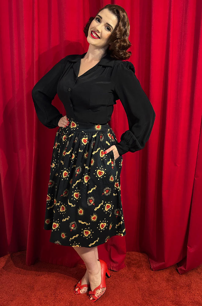 Sacred Heart Swing Skirt