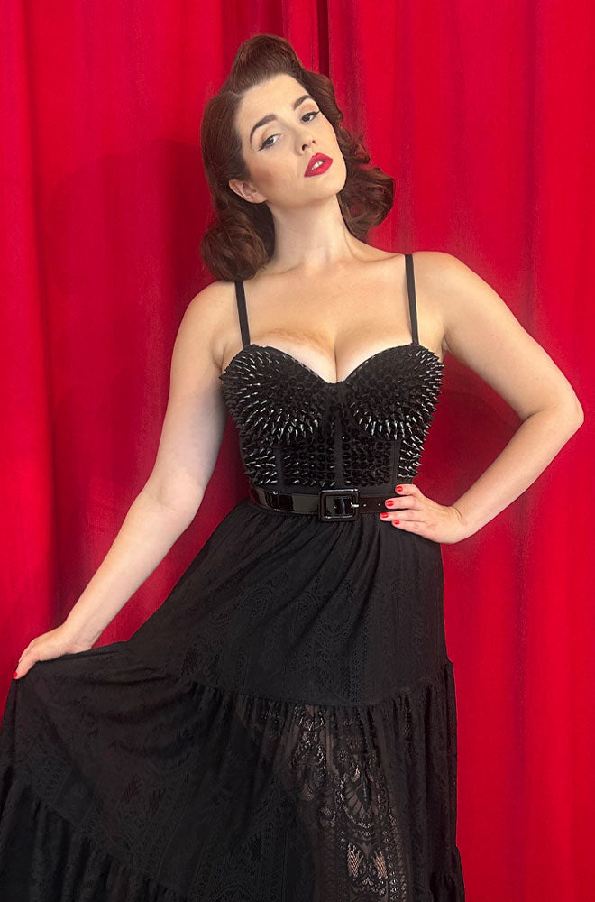 Black Xenia Top