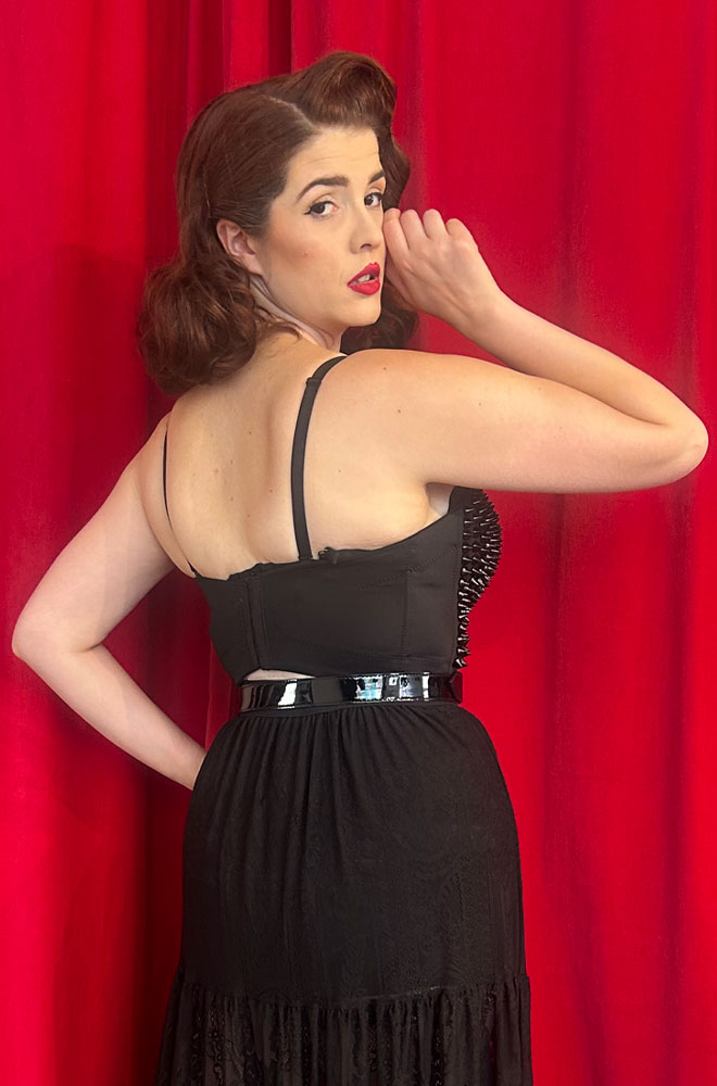 Black Xenia Top