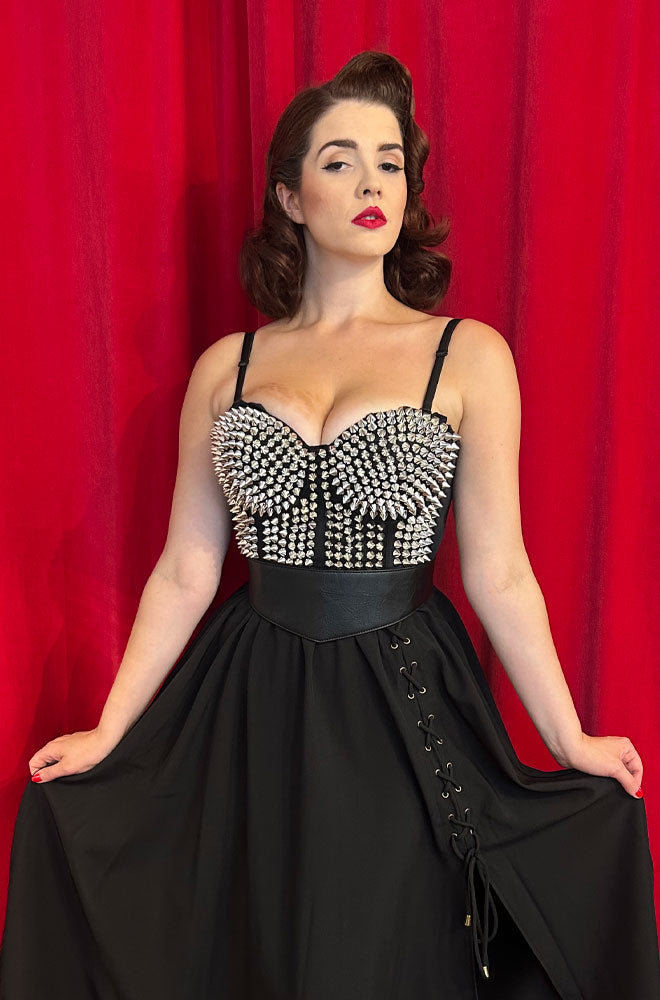 Xenia Top in Silver
