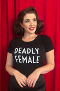 Black Deadly Female T-Shirt