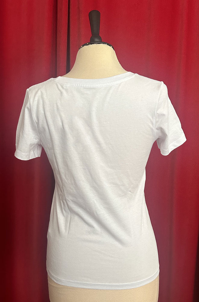 White Deadly Female T-Shirt