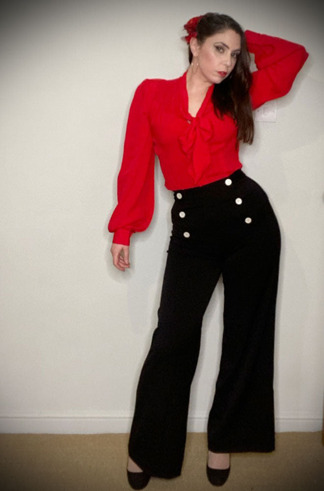 Black Sailor Trousers