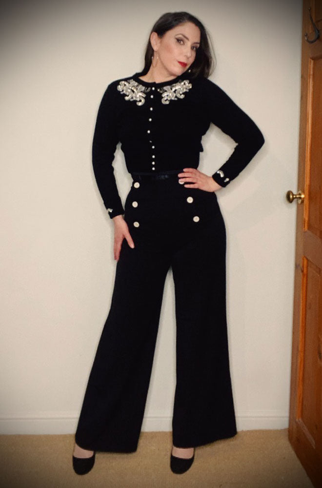 Black Sailor Trousers