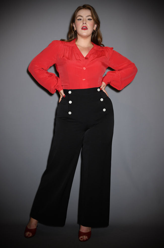 Black Sailor Trousers