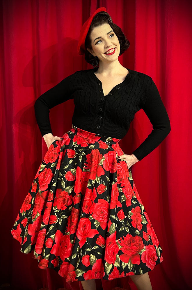 Sorrento Rose Swing Skirt