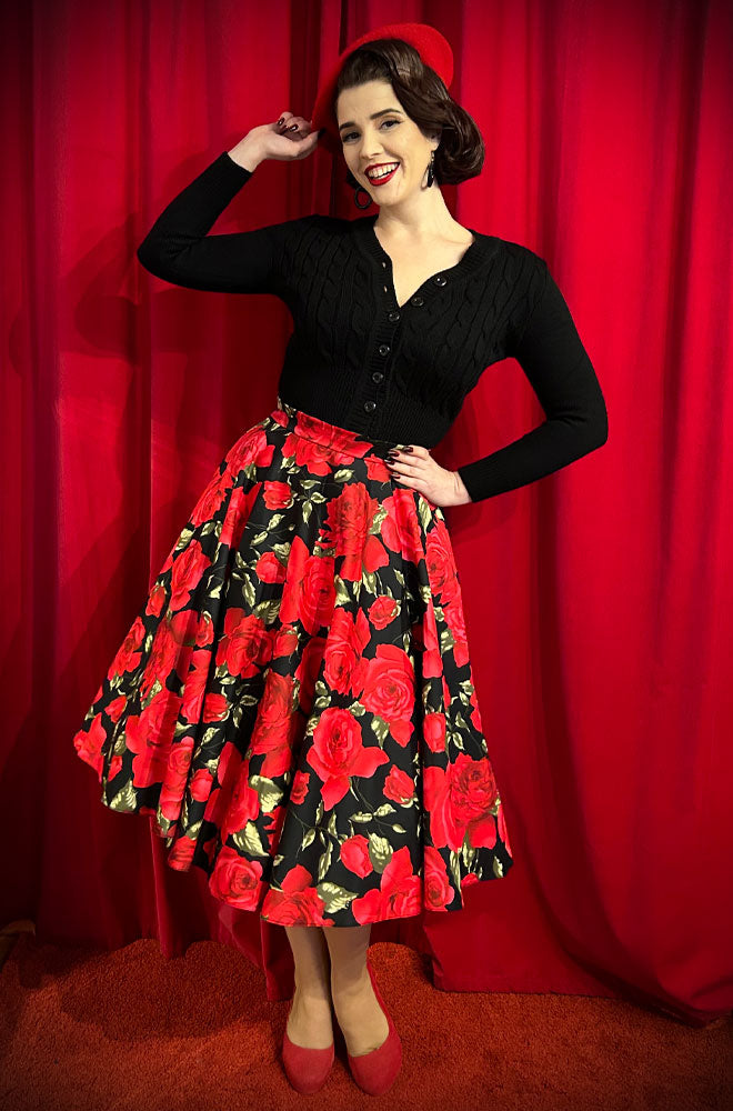 Sorrento Rose Swing Skirt