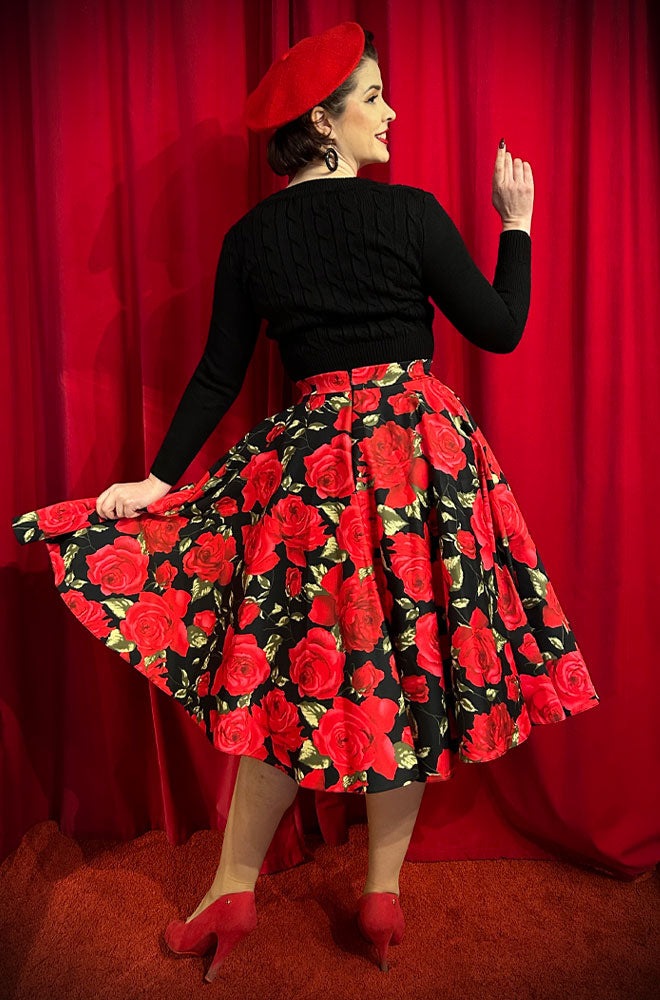 Sorrento Rose Swing Skirt