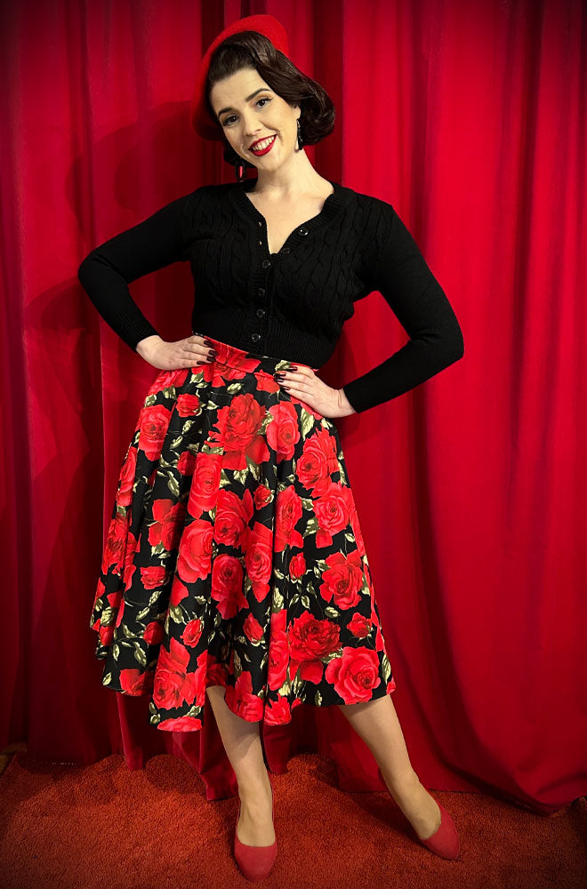 Sorrento Rose Swing Skirt