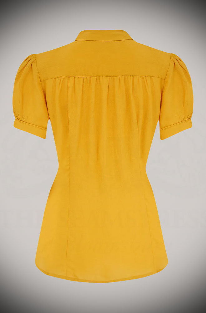 Mustard Eva Blouse