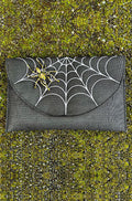 Spiderweb Embroidery Envelope Bag