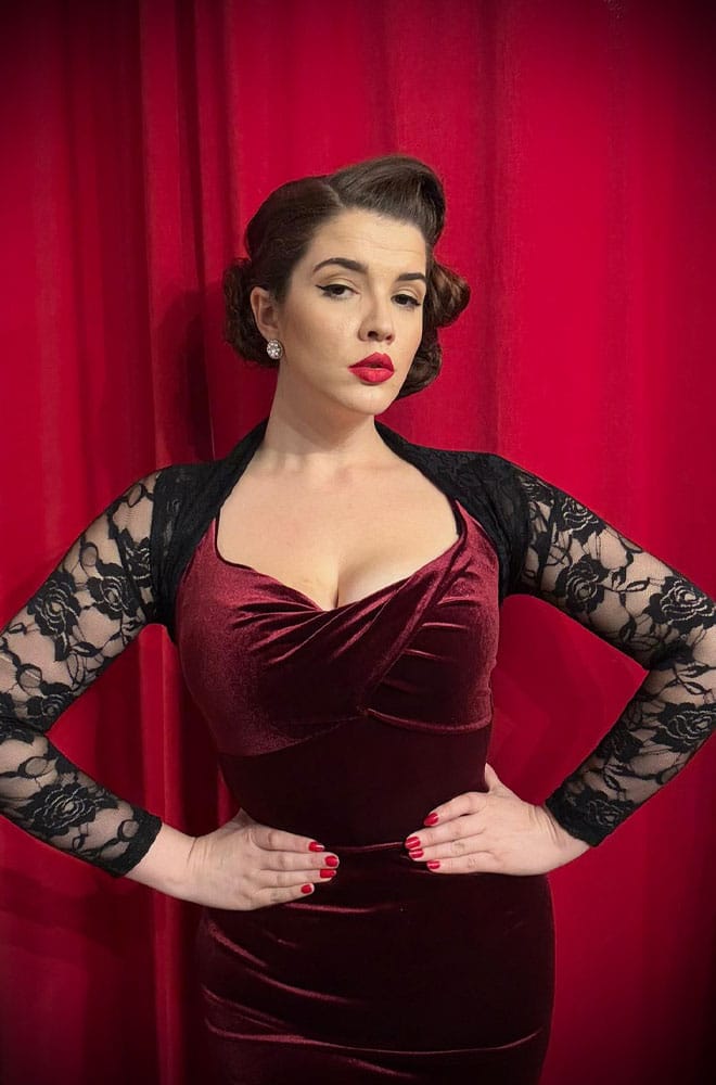 Black Lace Bolero image 3