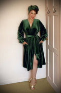 Ivy Green Velvet Claudia Dress image 0