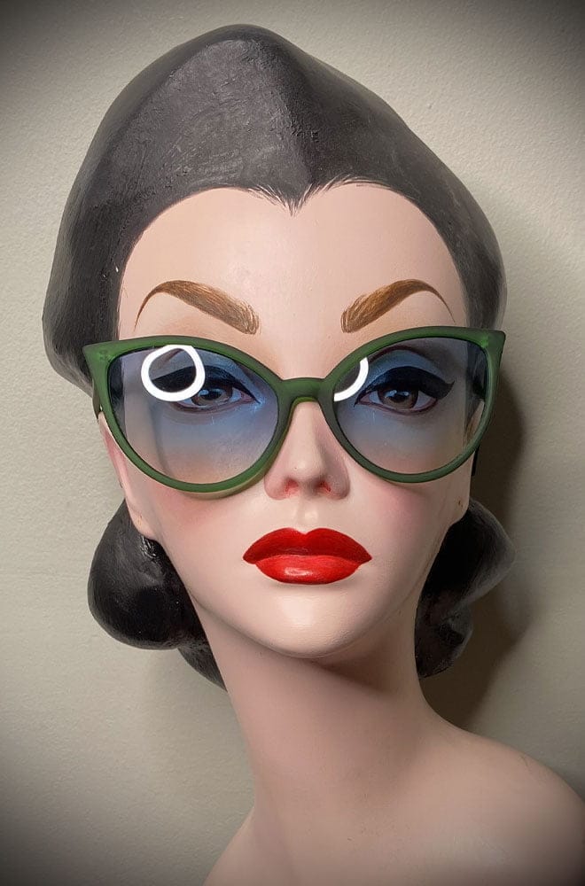 Green Cassie Sunglasses image 0
