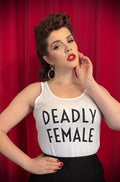 White Deadly Female Vest image 0