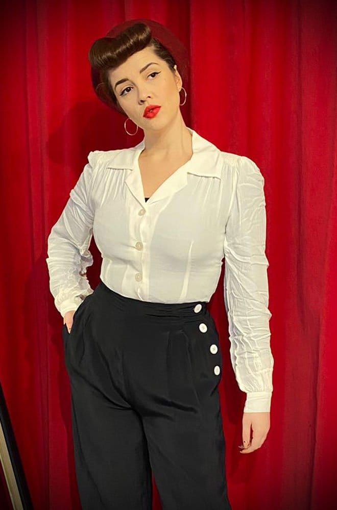 Cream Poppy Blouse image 0