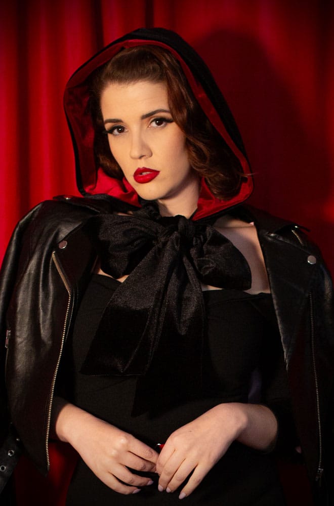 Black Velvet Alexandra Hood image 5