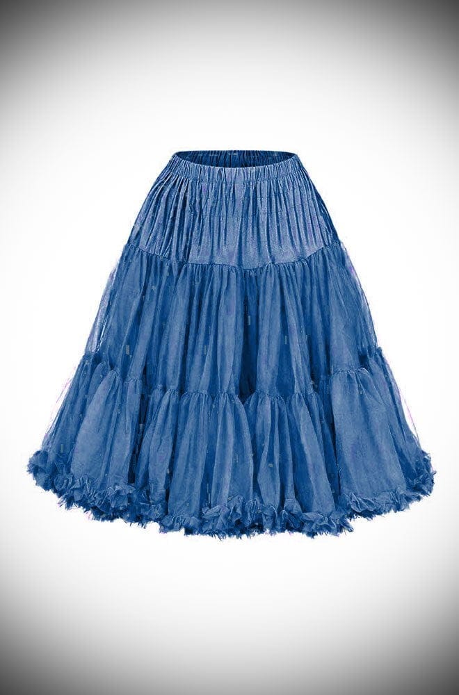 Navy 50's Chiffon Petticoat image 1