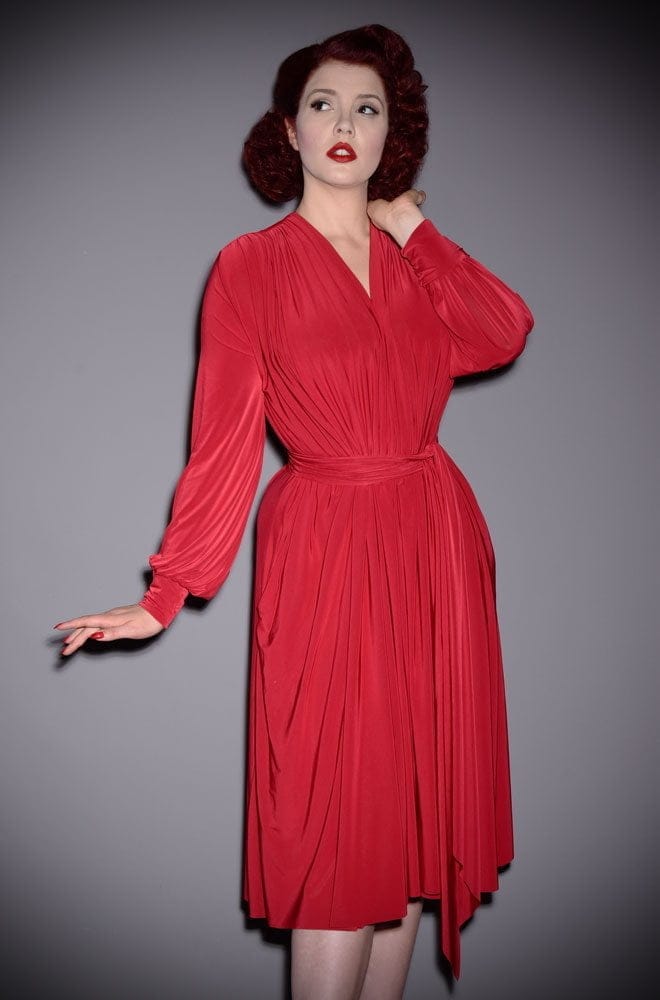 Red Claudia Dress image 11