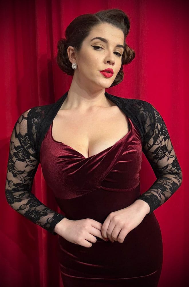 Black Lace Bolero image 2