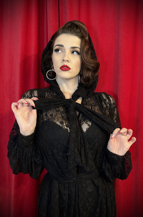 Black Lace Alexandra Hood image 0